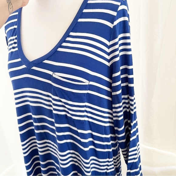 Merona striped tunic top Size Large - Picture 4 of 5